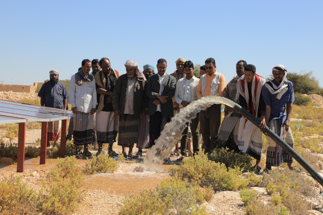 water project with renewable energy Yemen