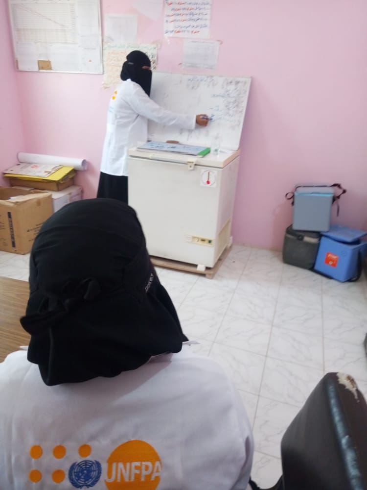 محاضرة توعوية حول مخاطر التسمم الحملي - الوصول الانساني UNFPA Yemen