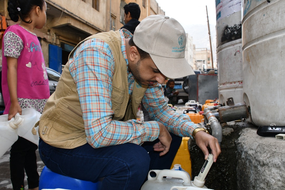 Drinking water supplied to affected families Yemen