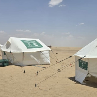 تدخل طارئ من مركز الملك سلمان للإغاثة للأسر المتضررة والنازحة بمديرية رغوان بمحافظة مأرب 