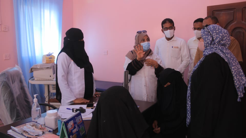 Undersecretary of Ministry of Health for population sector visits the health center in Shaheer