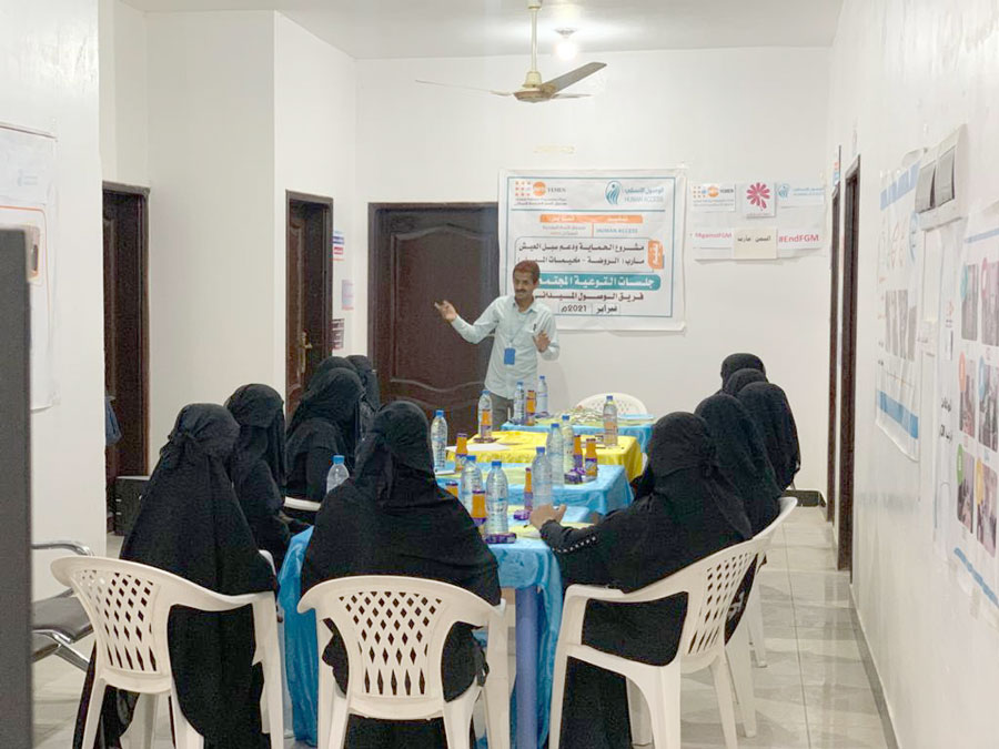 Awareness-raising activities on dangers of female circumcision concluded in Marib Governorate