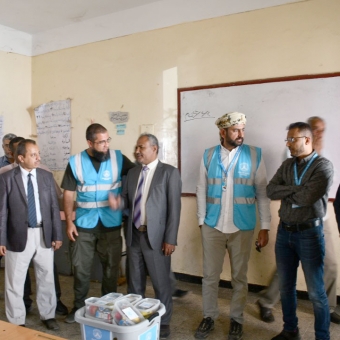 Delegation from Muslim Hands Organization visits HUMAN ACCESS in Taiz, discusses ways of joint cooperation