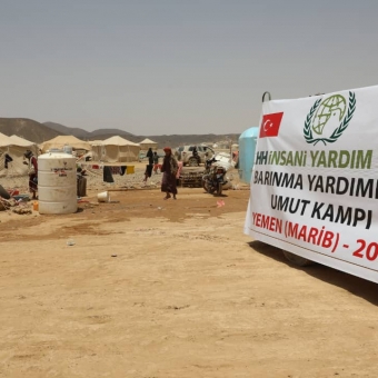 Displaced wherever they go, Al-Amal camp to accommodate 550 displaced families opened in Marib