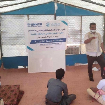 Three various community awareness-raising sessions performed in Marib