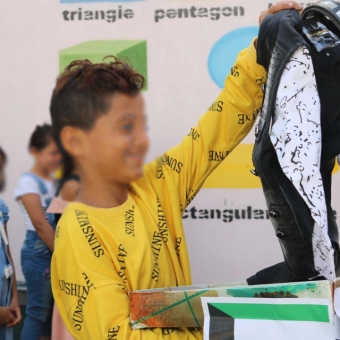 Eid clothing brings happiness to (3950) orphans in all governorates of Yemen