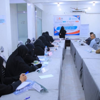 Training course for community committees on gender-based violence in Marib