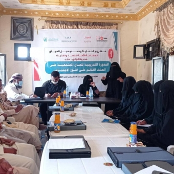 The first meeting of community protection network members convened in Marib