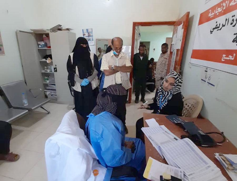 The Yemen Humanitarian Fund in a monitoring visit to evaluate the progress of HUMAN ACCESS projects' in Lahj