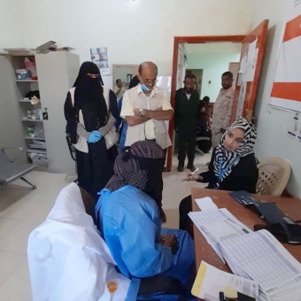 The Yemen Humanitarian Fund in a monitoring visit to evaluate the progress of HUMAN ACCESS projects' in Lahj