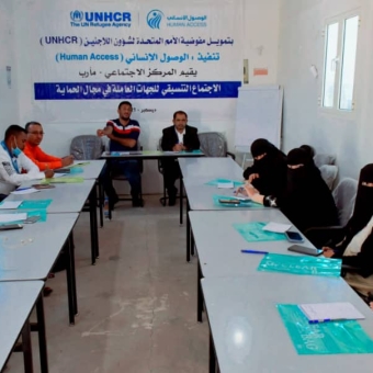 Coordination meeting for protection service providers for IDPs in Marib