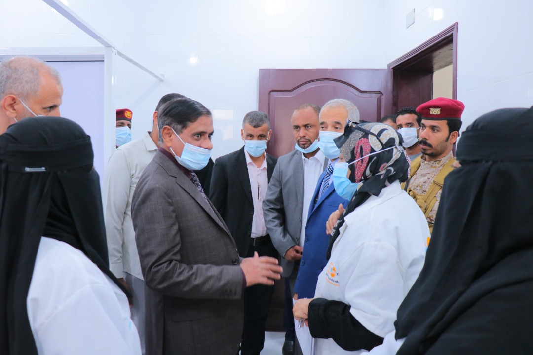 Within the Framework of the Childbearing Health Services Support Project, a Field Visit to Inspect the Progress of the Project in the Shehair Health Center in Ghayl Bawazir District