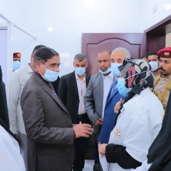 Within the Framework of the Childbearing Health Services Support Project, a Field Visit to Inspect the Progress of the Project in the Shehair Health Center in Ghayl Bawazir District