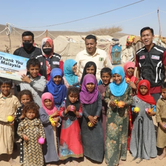 Delegations from Global Peace and FundAction Malaysia visit HUMAN ACCESS in Marib