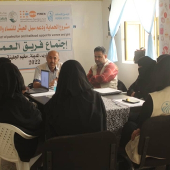 Periodic meeting of the protection working group in Marib City