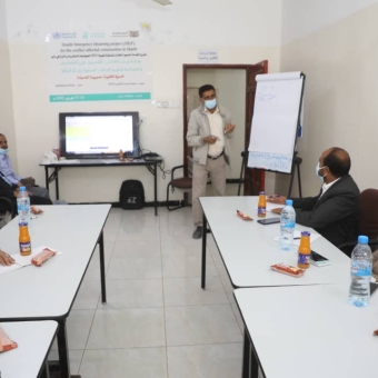 Training of medical personnel on emergency and life-saving health services in Marib