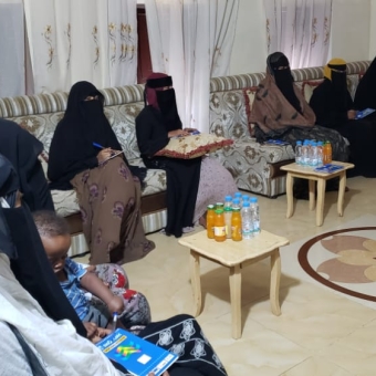 Community awareness sessions on women's rights