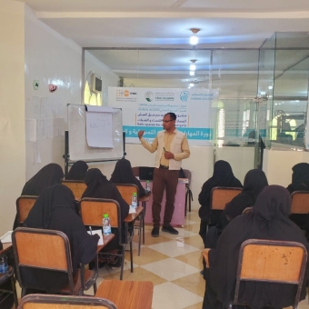 Training course in life skills and marketing for women and girls in Seiyun