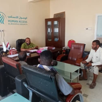 Secretary-General of Social Solidarity Fund for Marginalized Visits HUMAN ACCESS in Al-Mahra