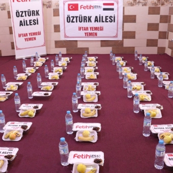 In partnership with Fetih Charity - Turkey, about (1,800) people benefited from Ramadan charity projects