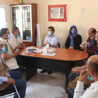 UN Deputy Resident Coordinator for Humanitarian Affairs “OCHA” visits HUMAN ACCESS in Al-Mukalla