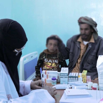 HUMAN ACCESS operates mobile medical clinics funded by Al-Sayer Charitable Foundation