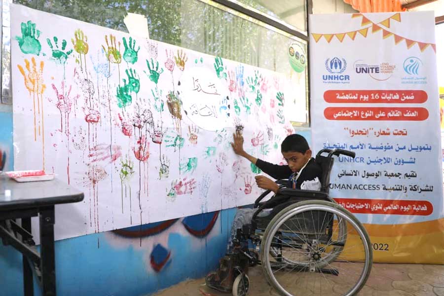 Humanitarian support, open day on International Day of Persons with Disabilities