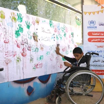 Humanitarian support, open day on International Day of Persons with Disabilities