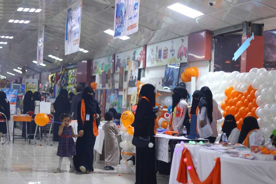 A third annual bazaar launched in Marib for beneficiaries of economic empowerment programs