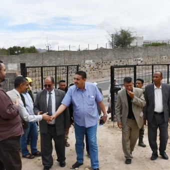 Head of HUMAN ACCESS visits Taiz branch to inspect progress of implemented projects in the governorate