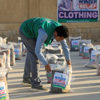 8,800 IDPs benefit from delivery of food baskets, blankets and winter clothes