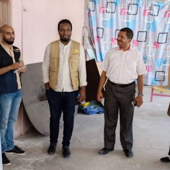 UNFPA delegation visits the safe space in Mukalla