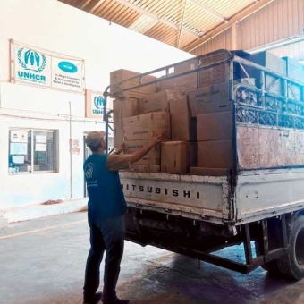 Delivery of medicines and medical supplies to hospitals and health facilities