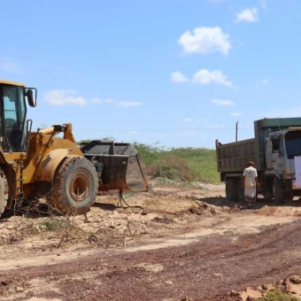 HUMAN ACCESS reopens roads damaged by rain and torrential rains in Shabwa