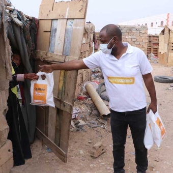 About 12 thousand people receive sacrificial meat donated by Penny Appeal 