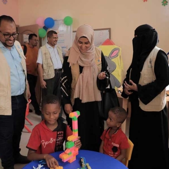 UNFPA delegation visits women and girls in Mukalla