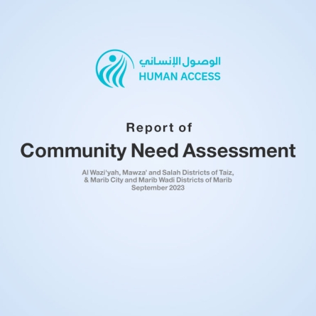 Report of Community Need Assessment