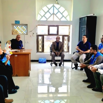 UN official visits the Community Center for IDPs in Marib