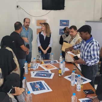 UNHCR delegation visits the Community Center for IDPs
