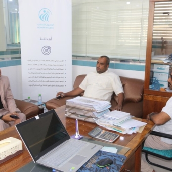 FGM project team visits the Ministry of Human Rights office in Seiyun