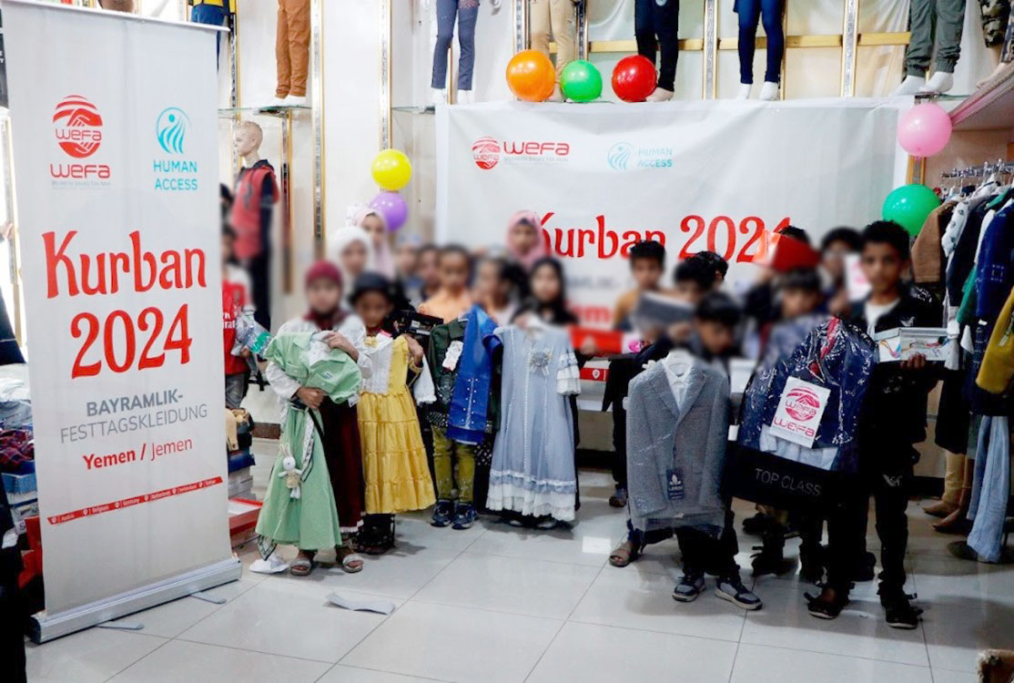 550 orphans receive Eid clothing 