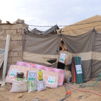 600 displaced families receive relief and shelter bags 