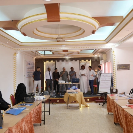 Training program for 60 workers at Al-Ghaydah Central Hospital