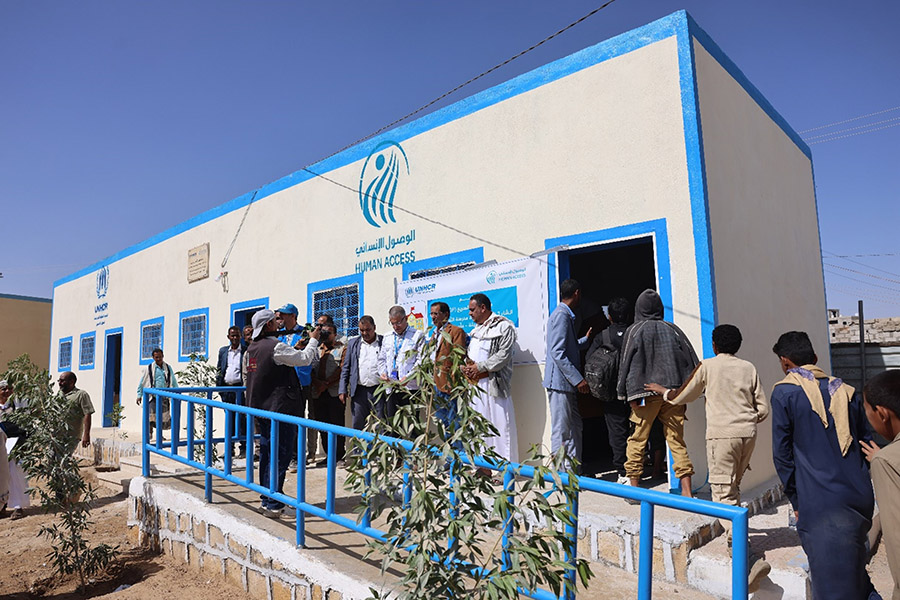 Marib: Handing over additional facility to Civil Status and 3 classrooms to Al-Thawra School