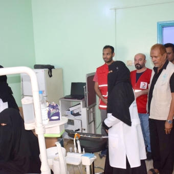 Turkish Red Crescent delegation visits Al-Basateen Medical Center