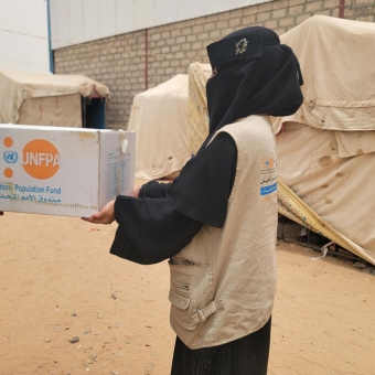 Distribution of 240 dignity kits to vulnerable women and girls