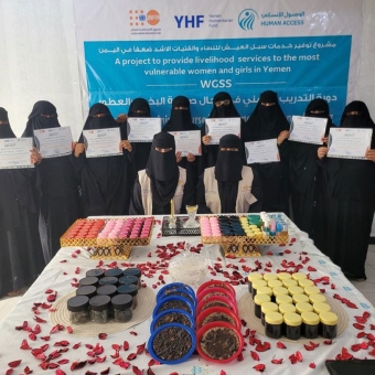 Shabwa: 60 women benefit from vocational training and livelihood grants in 3 months