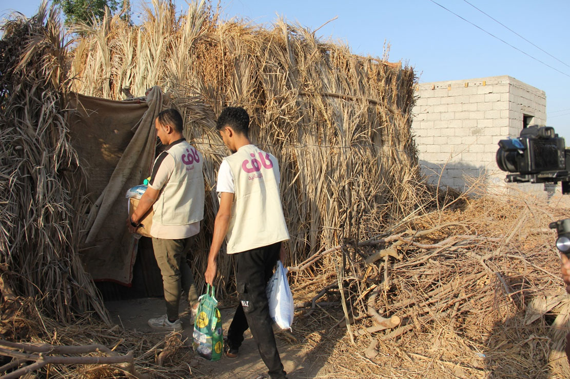 Providing food supplies for 222 families during Ramadan