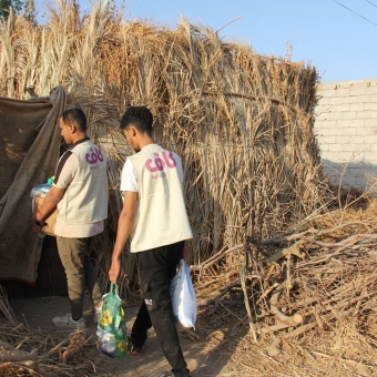 Providing food supplies for 222 families during Ramadan