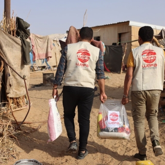 Distribution of cash zakat, 300 food baskets, and 7,000 iftar meals